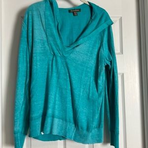 XL 100% cotton light weight Tommy Bahama v-neck pullover hoodie